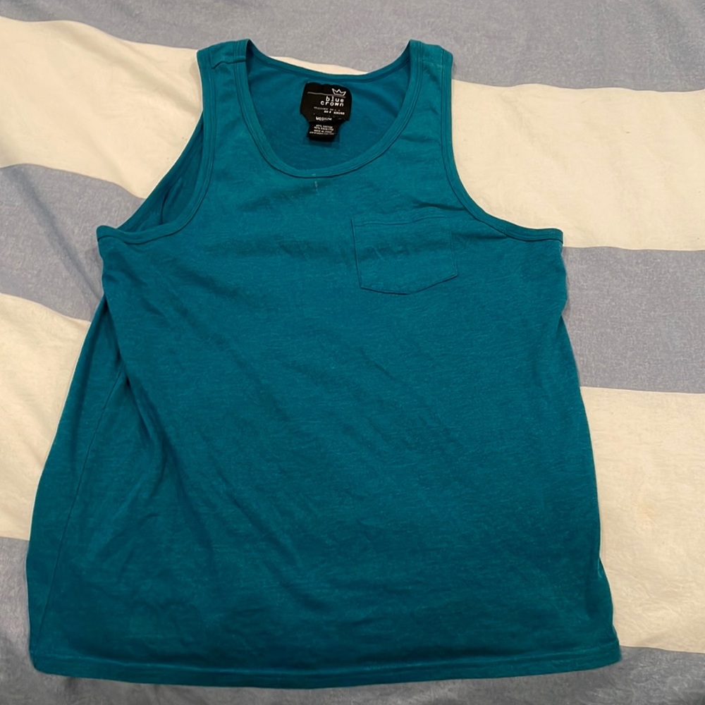 Blue Crown Pocket Tank Top!!!
